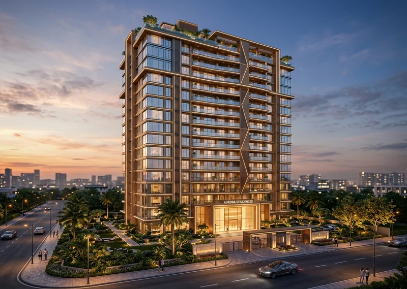 Vaibhav Laxmi Eklok 20-Storey Tower Elevation